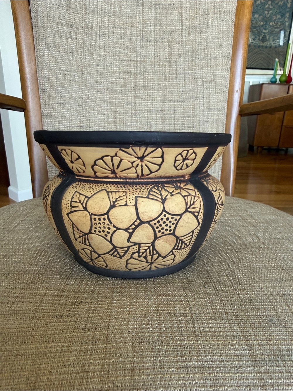 Weller Pottery “Claywood” jardiniere